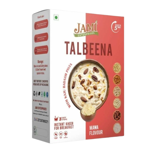Talbeena Instant Kheer for Breakfast – Mawa Flavour with Kaju, Badam & Pista (Premium Quality)